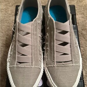 Blowfish Casual Slip-On Sneakers - Warm Taupe Canvas